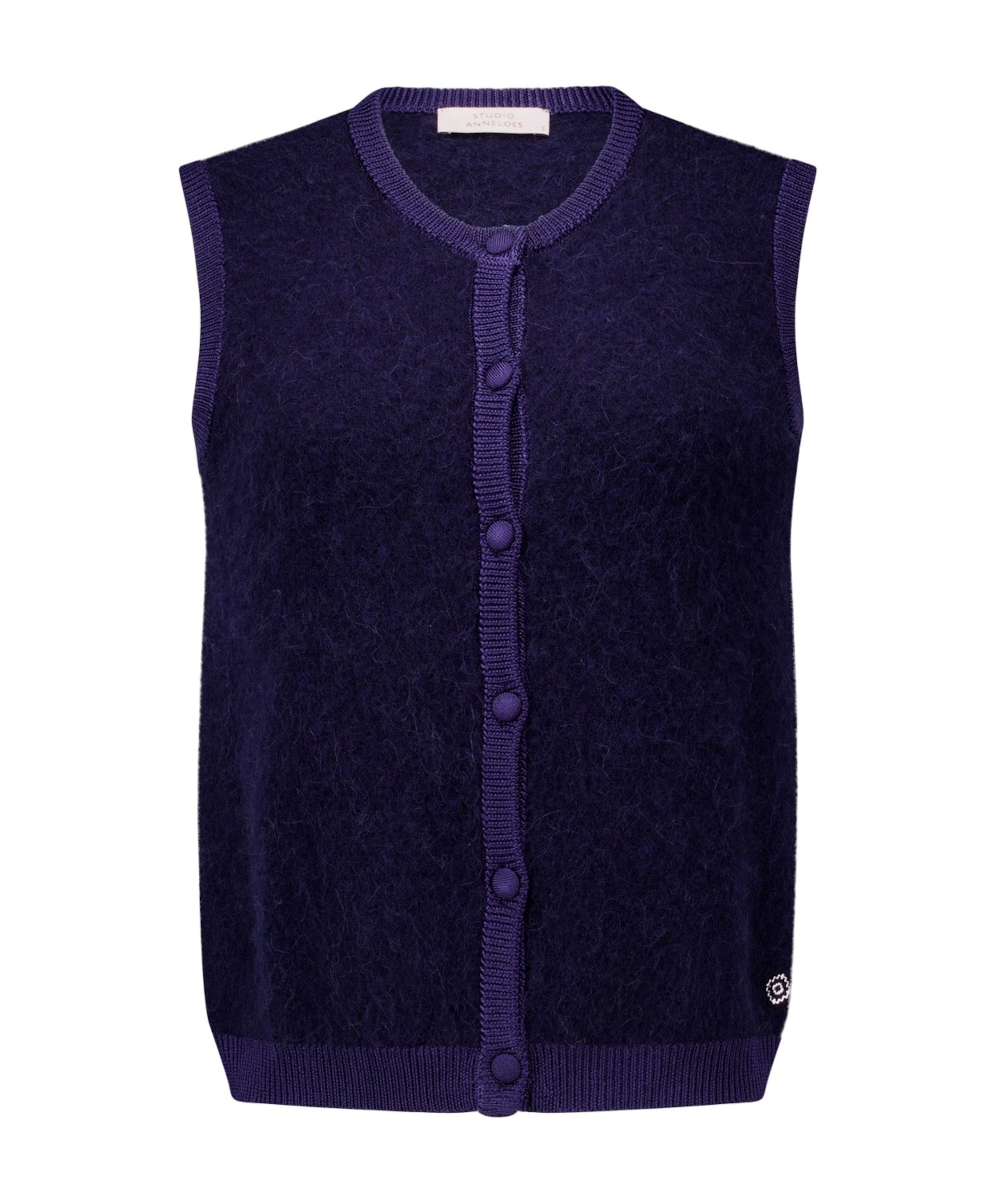 Dames gilet blauw