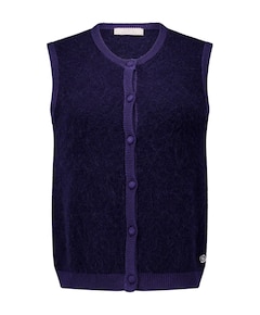 Dames gilet blauw