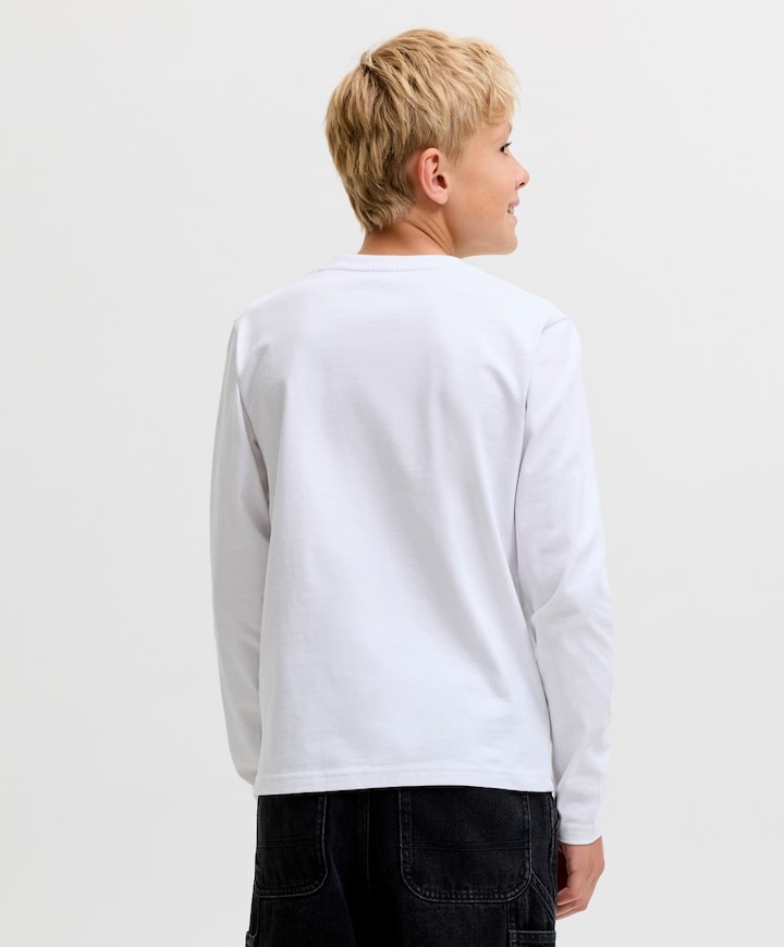 Jongens longsleeve wit