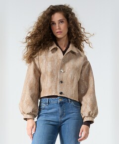 Dames jas beige