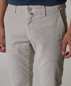 Bobby Slim Fit heren broek grijs