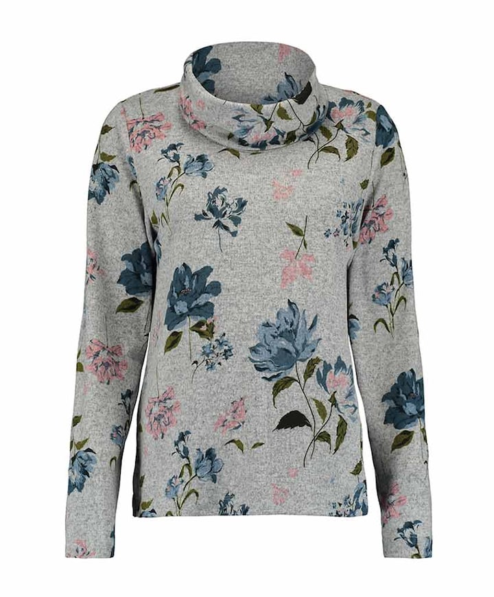 Dames longsleeve grijs