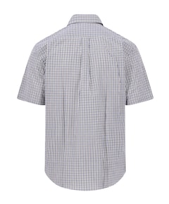 Heren overhemd korte mouw oranje