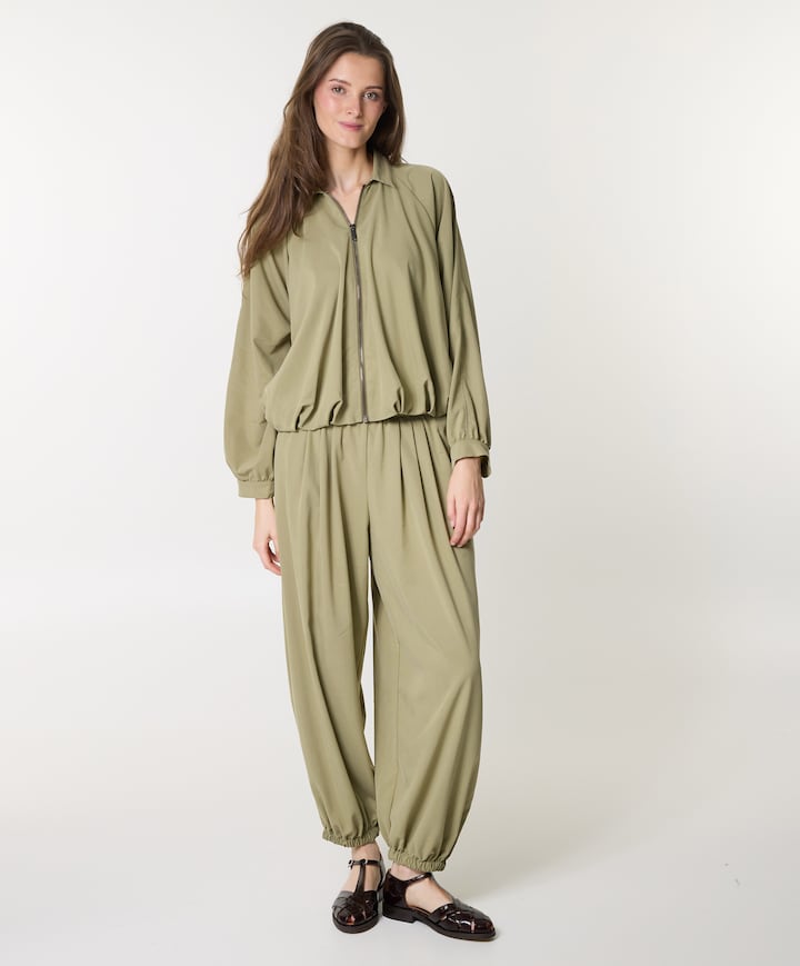 Dames jas groen