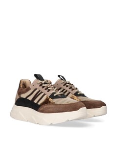 dames sneakers bruin