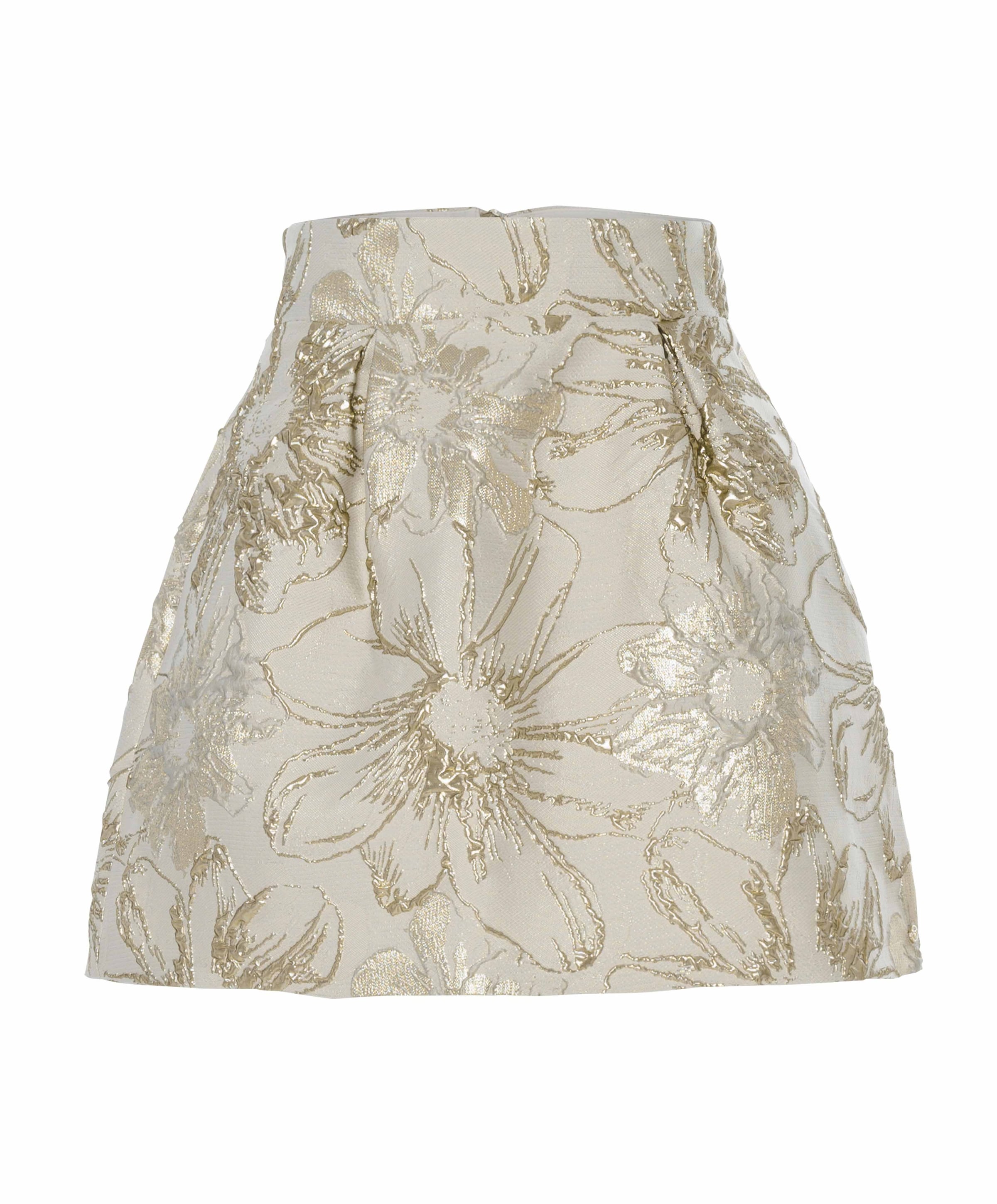 Dames rok beige