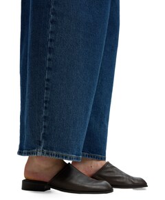 SLWBARREL LOOSE NANET MID BLUE HW J dames jeans blauw