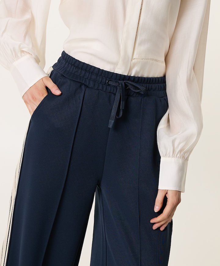 CMADA dames broek blauw