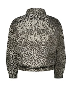 Meisjes spijkerjas grijs