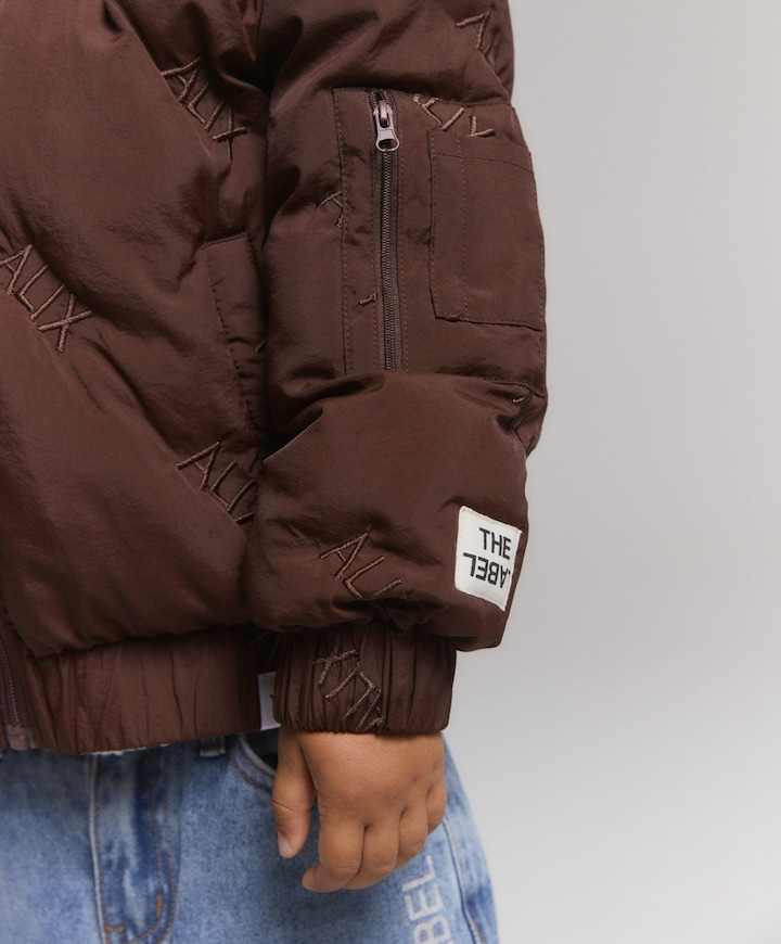 Uniseks jas bruin