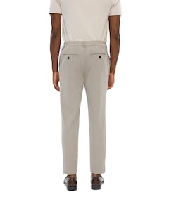 THEOPL 805_GRS BURNT SAND MELANGE heren broek beige