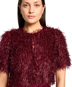 Dames jas bordeaux