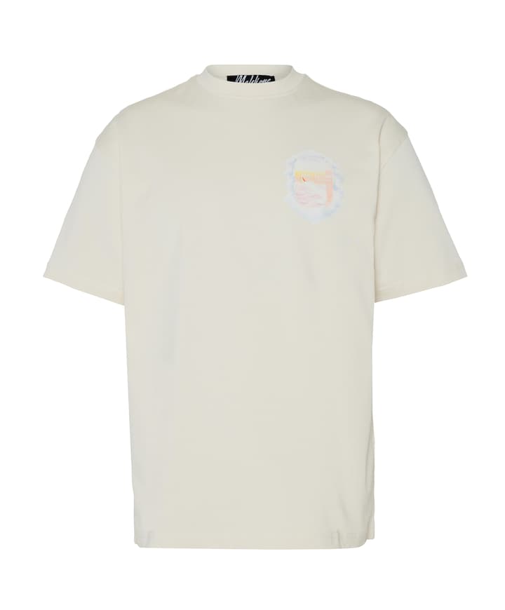 Heren T-shirt ecru