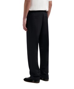 OLAF Regular Twill Pleated Chino's heren broek zwart