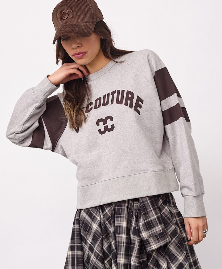 Dames sweater grijs