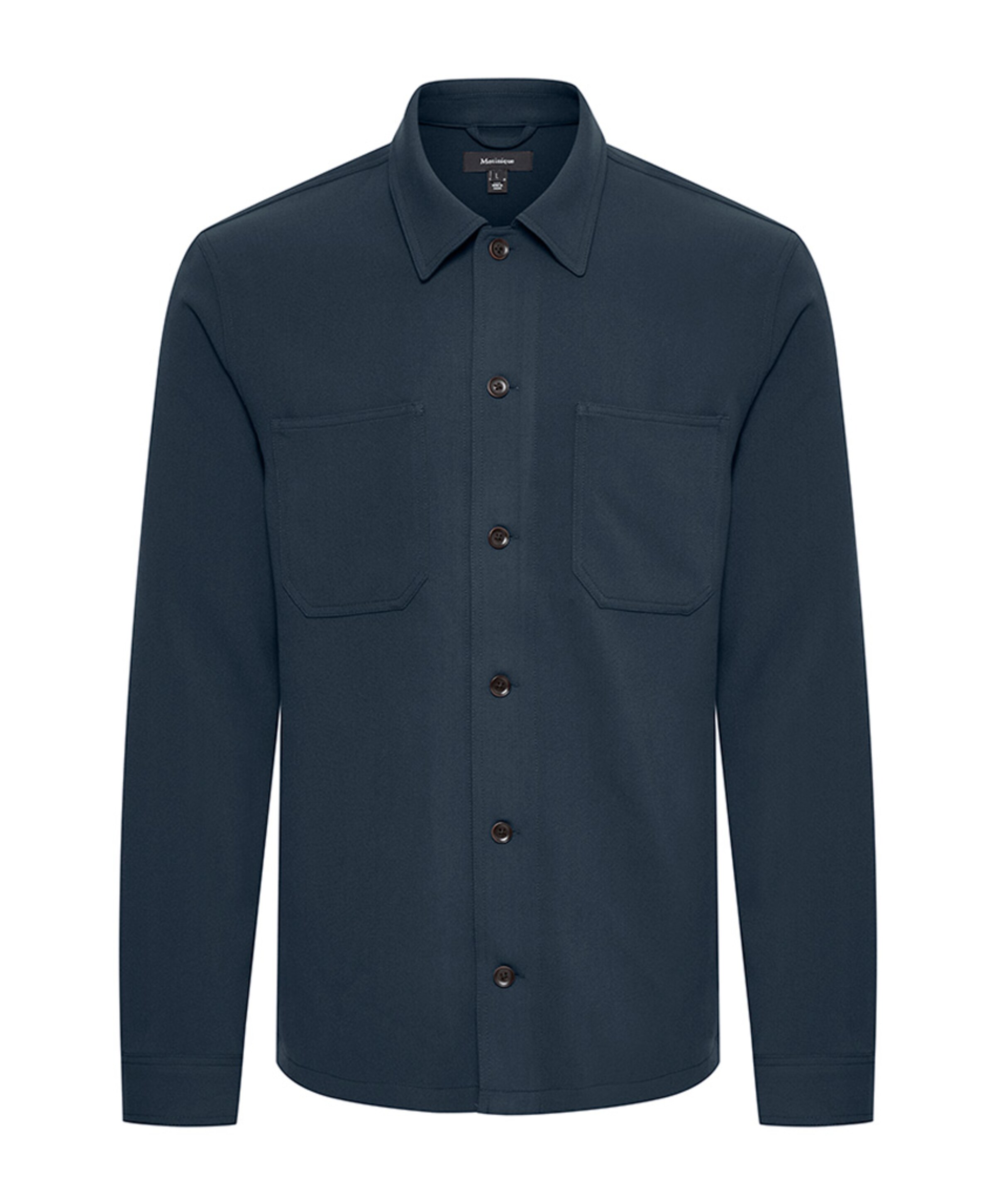 Heren overshirt blauw