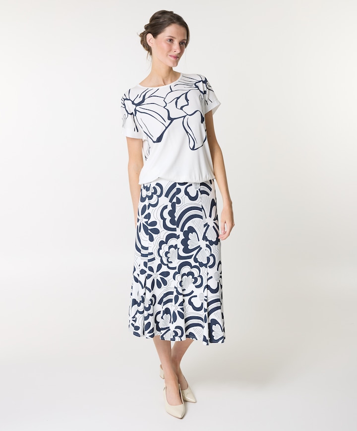 Dames rok blauw