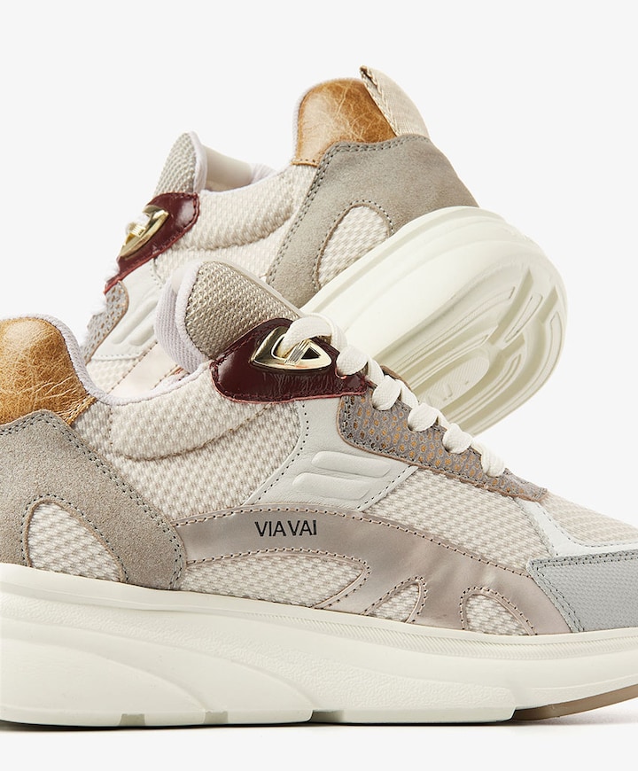 Vic Harmony dames sneakers bruin