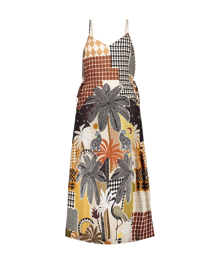 Dames jurk multicolor