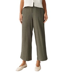 Mileni crinkle dames broek groen