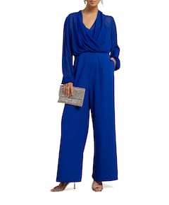 Betsy dames jumpsuit blauw