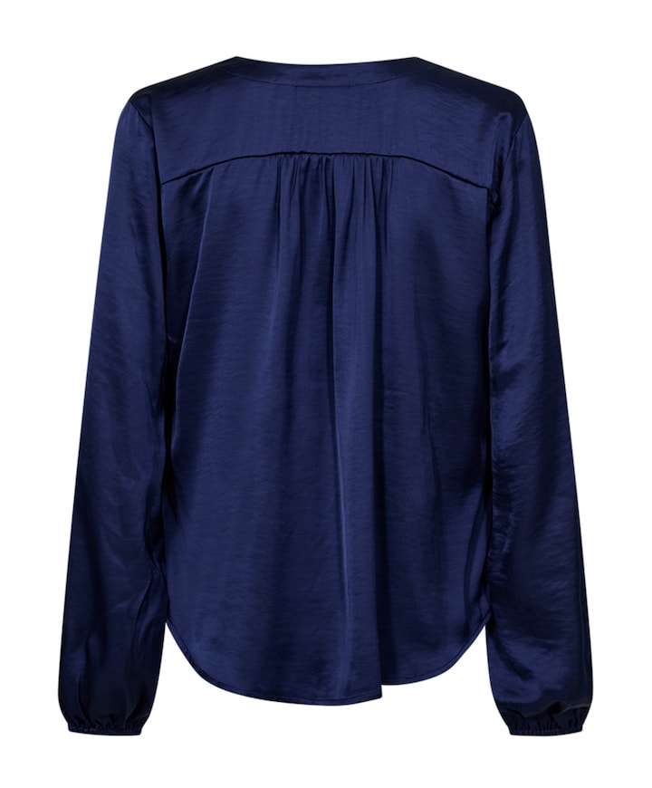 Dames blouse blauw