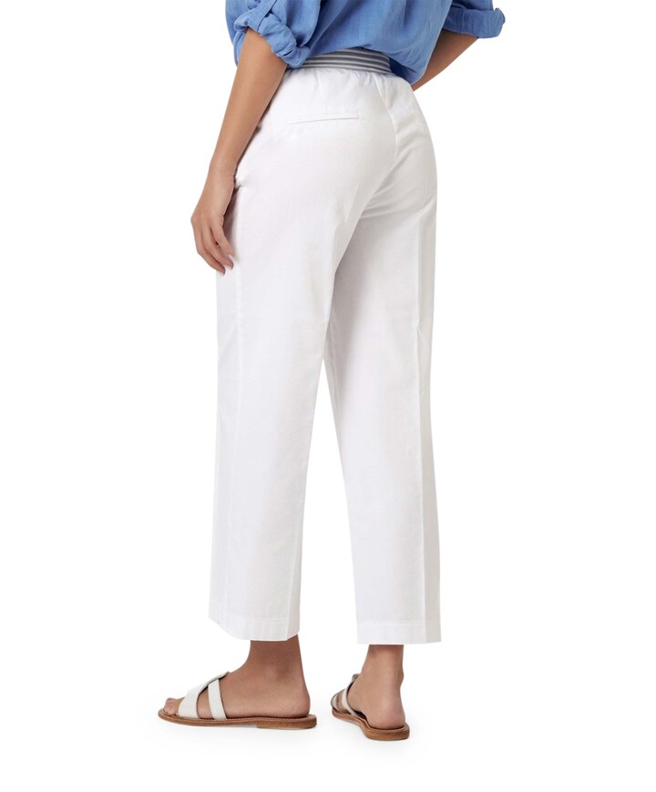 Sue Wide 7/8 dames broek wit