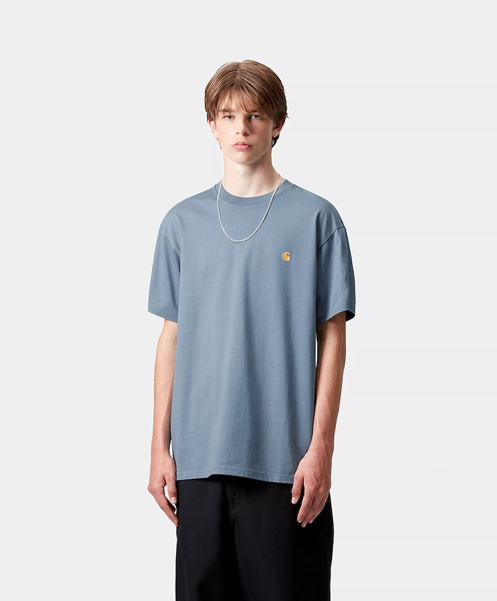Heren T-shirt blauw