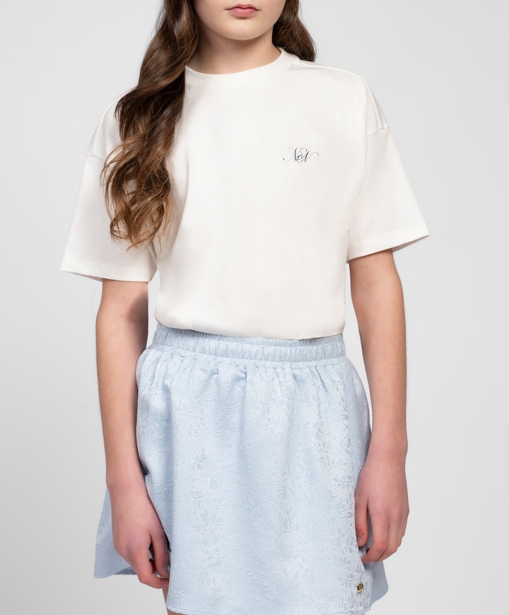 Meisjes T-shirt ecru
