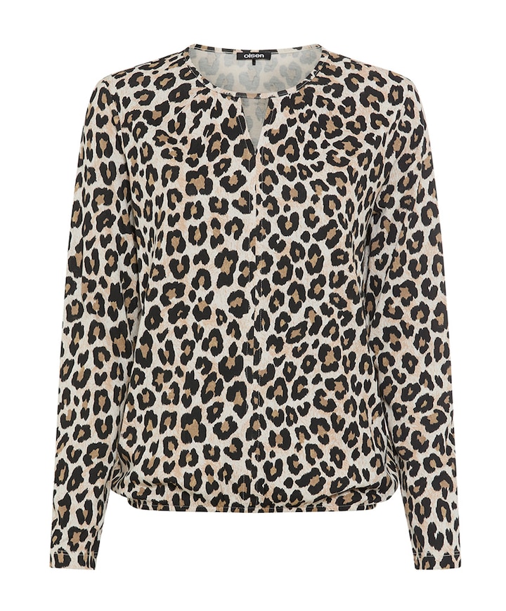 Dames longsleeve beige