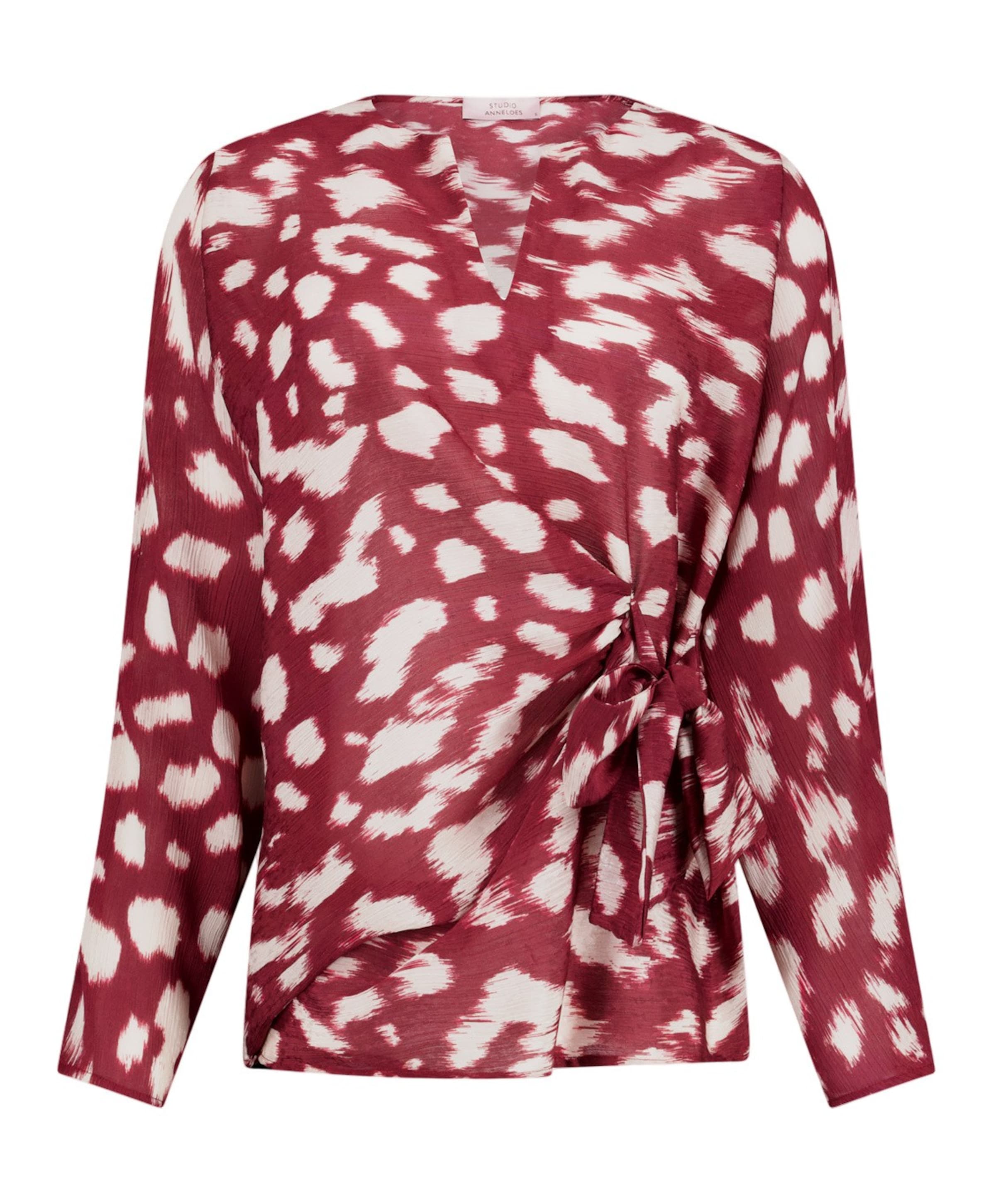 Dames blouse bordeaux