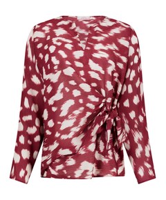 Dames blouse bordeaux