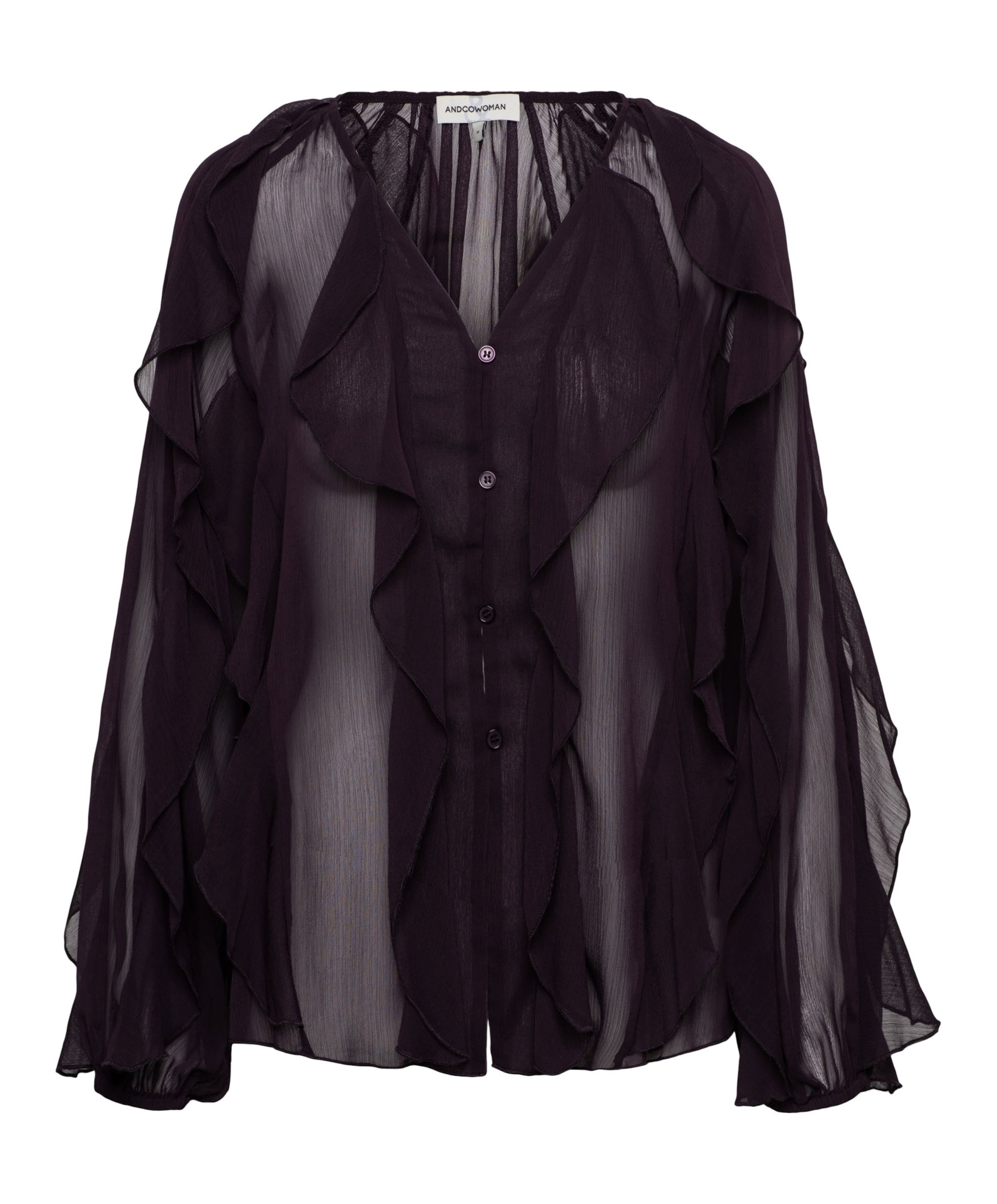 Dames blouse paars