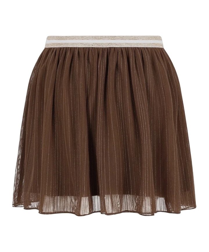 Meisjes rok bruin
