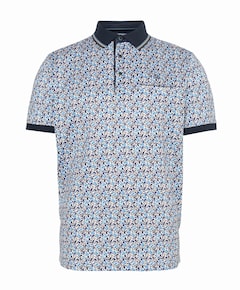 Heren polo blauw
