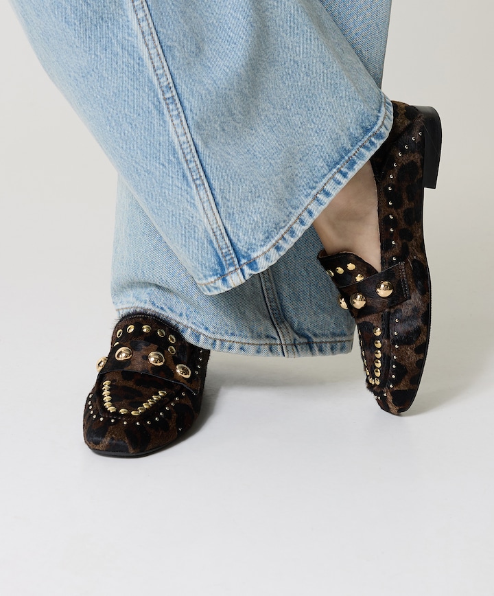Aisha dames loafers bruin