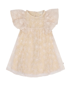 Meisjes jurk ecru