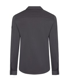 Heren overshirt grijs