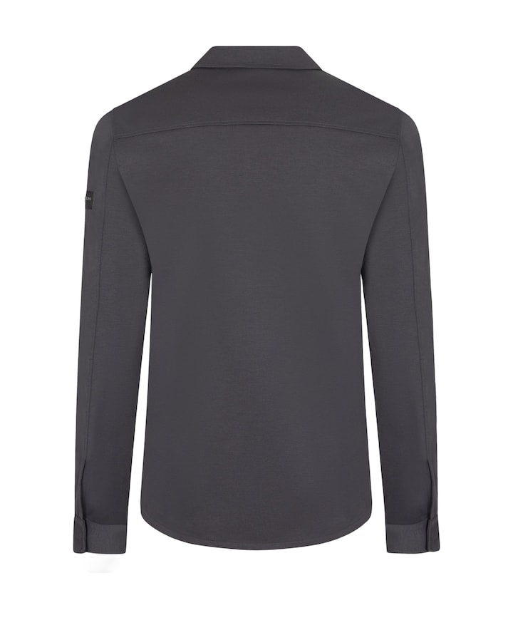 Heren overshirt grijs