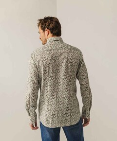 Overhemd lange mouw groen