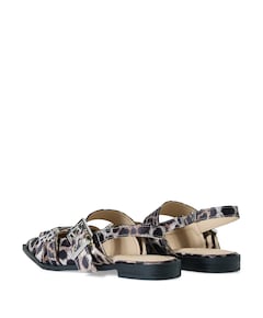 Luna dames slingbacks bruin