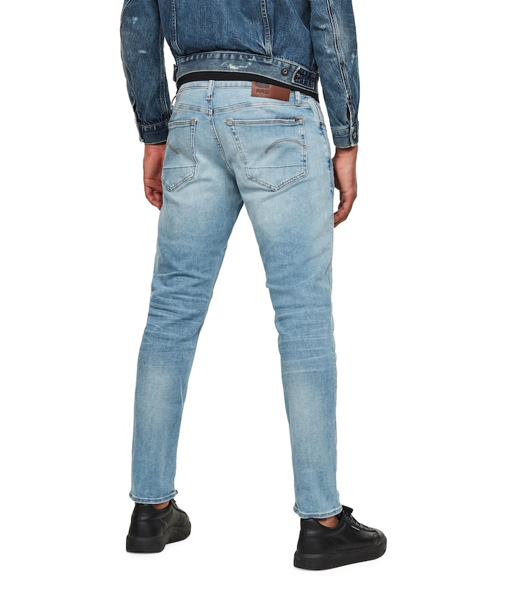3301 Slim jeans blauw