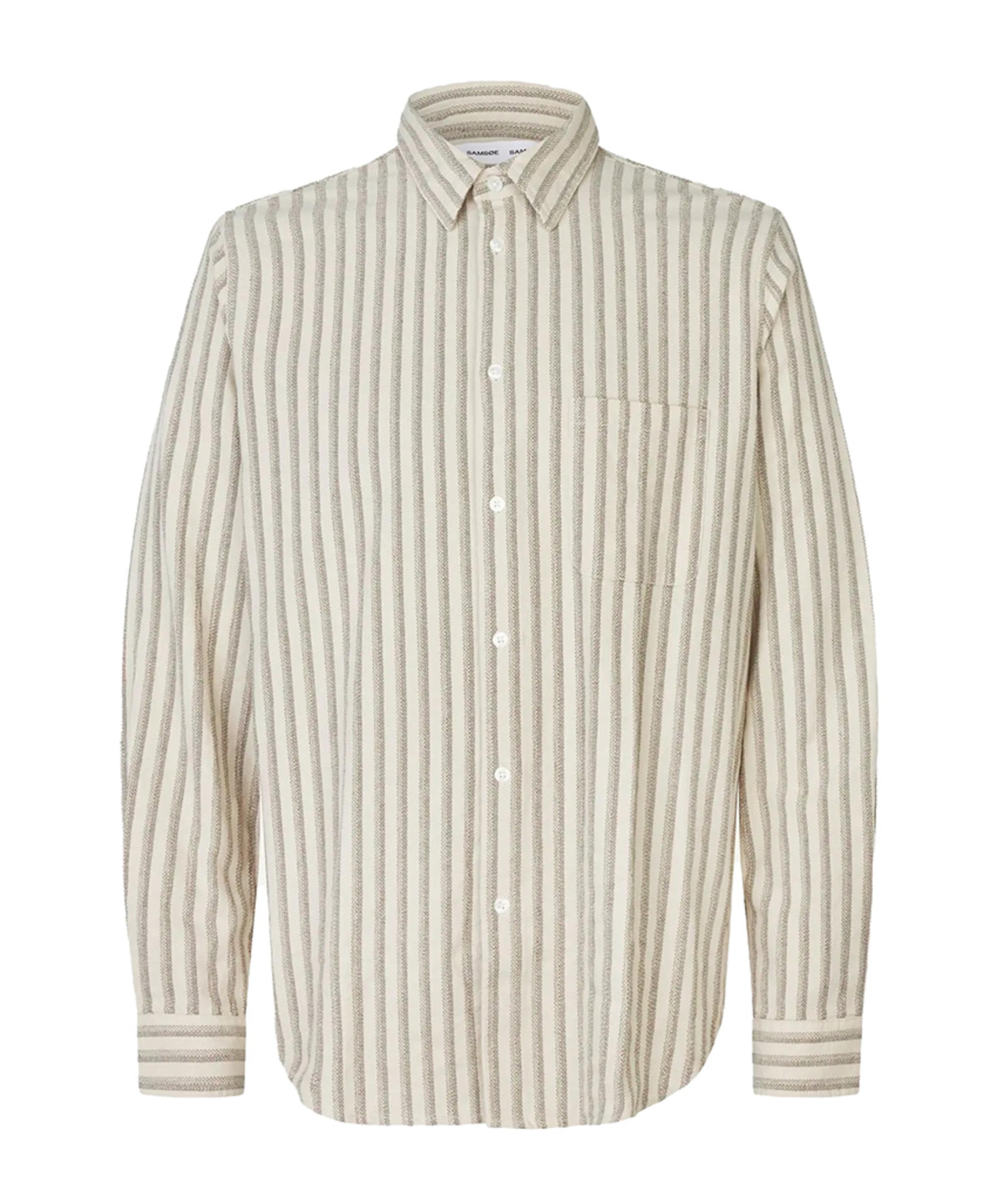 Heren overhemd lange mouw wit