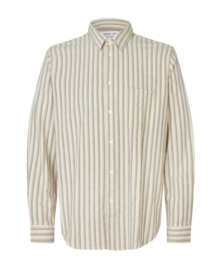 Heren overhemd lange mouw wit