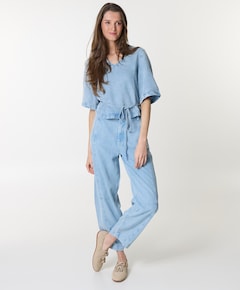 Dames top blauw