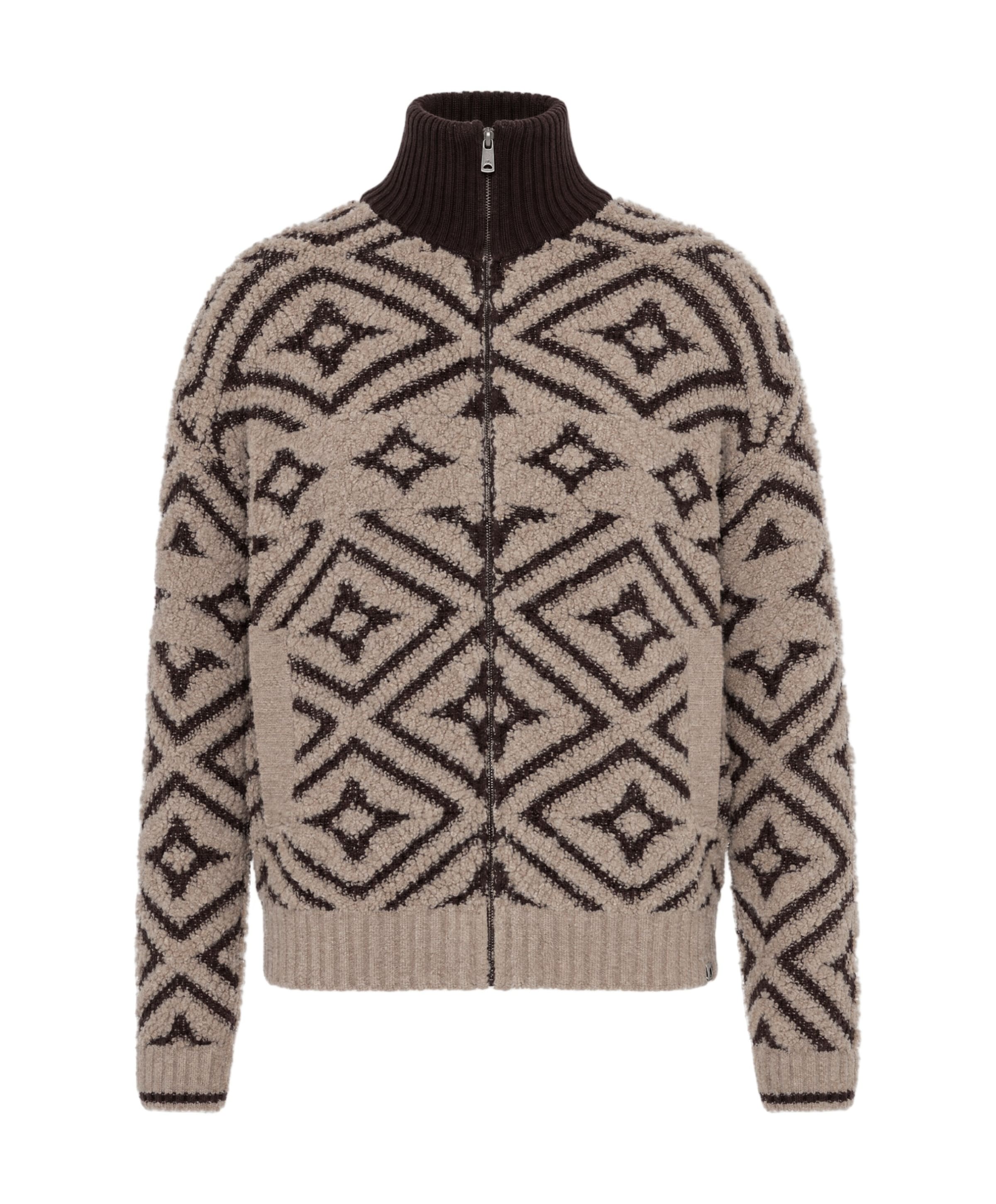 Heren vest bruin