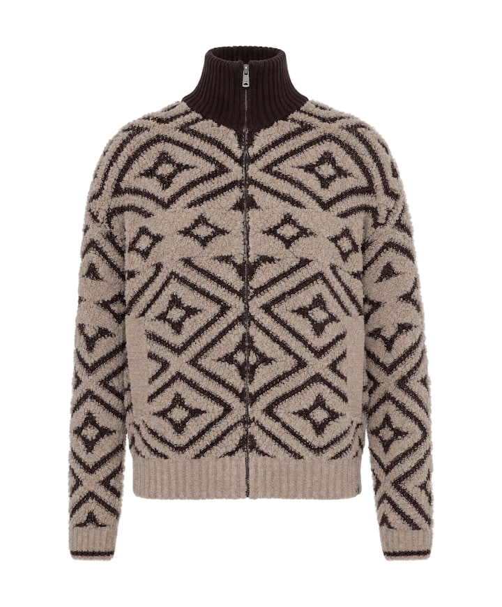 Heren vest bruin