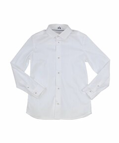 Jongens overhemd lange mouw wit
