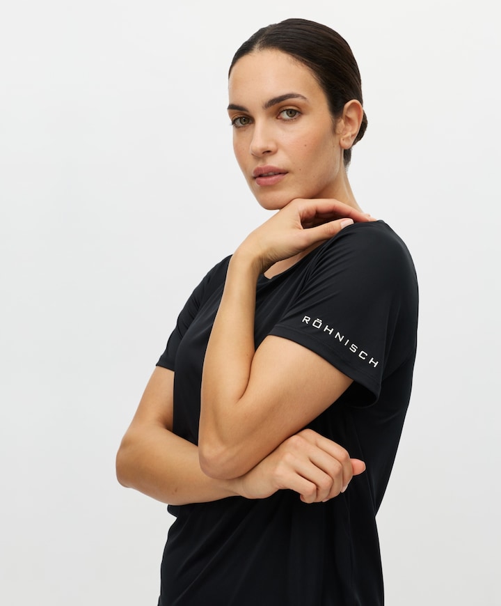 Dames t-shirt zwart