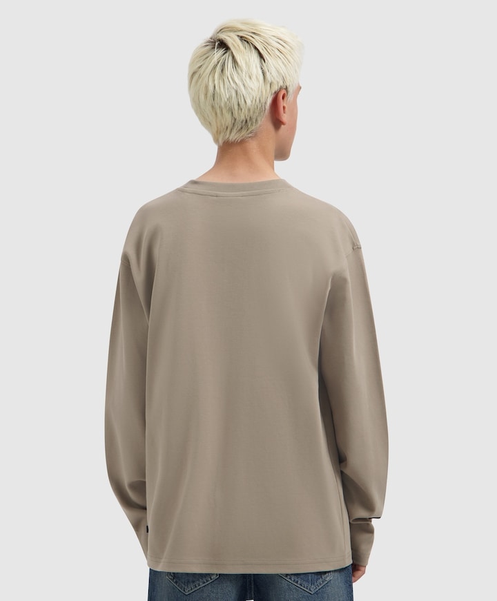 Jongens longsleeve beige